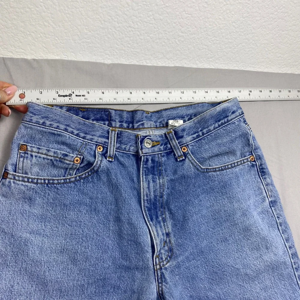 Vintage Levis 550 Relaxed Fit Jeans‎ Mens 34x33 Made In Canada Light Wash Denim